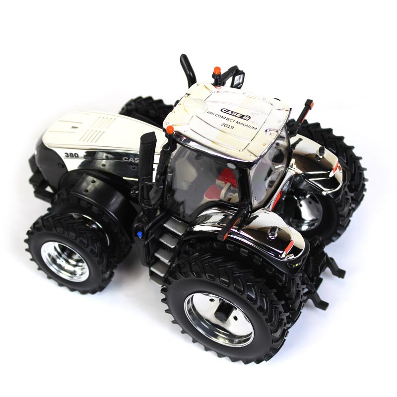1/32 Silver Chrome Prestige Case IH 380 Magnum by ERTL, 2019 AFS Connect Magnum Introduction Edition