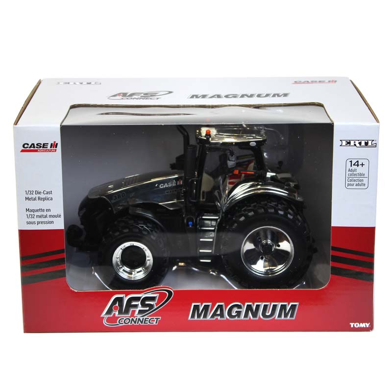 1/32 Silver Chrome Prestige Case IH 380 Magnum by ERTL, 2019 AFS Connect Magnum Introduction Edition