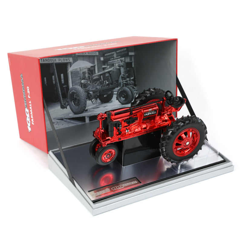 Red Chrome ~ 1/16 Limited Edition Farmall F-20, Farmall 100th Anniversary Edition