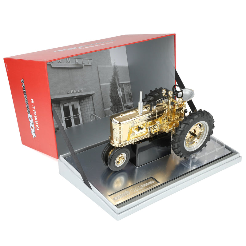 Gold Chrome ~ 1/16 Limited Edition Farmall M, Farmall 100th Anniversary Edition