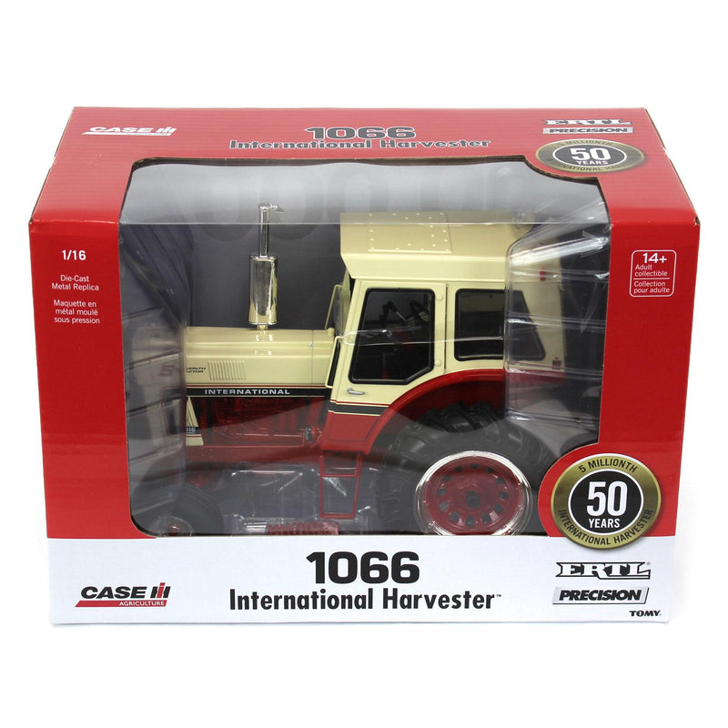 (B&D) 1/16 International Harvester 1066 5 Millionth Tractor, 50th Anniversary, ERTL Precision - Damaged Item
