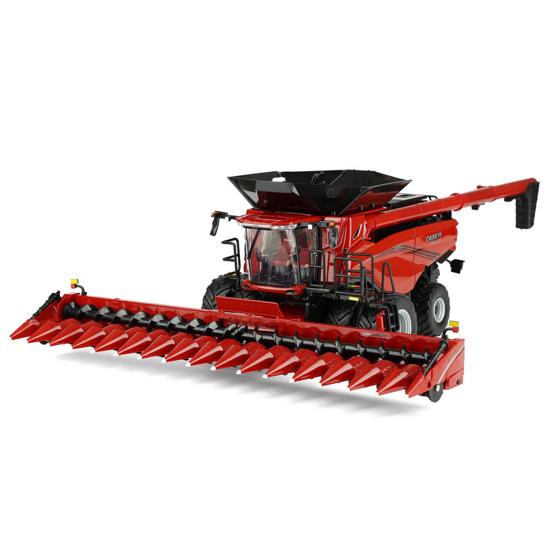 (B&D) 1/32 Case IH Axial-Flow AF11 Combine with Draper & Corn Heads, ERTL Prestige Collection - Damaged Box
