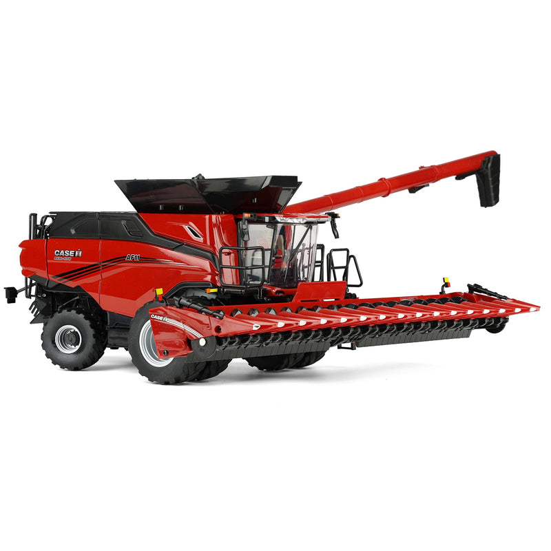 (B&D) 1/32 Case IH Axial-Flow AF11 Combine with Draper & Corn Heads, ERTL Prestige Collection - Damaged Box