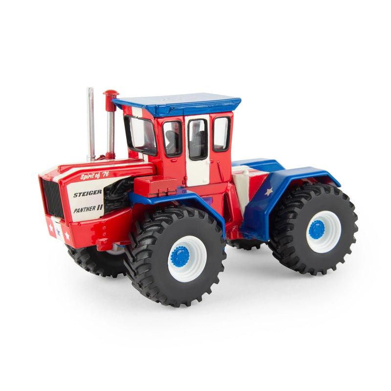 1/64 Steiger Panther II, Case 1570, & Case IH Magnum 180 Stars & Stripes Tractor Set by ERTL, USA 250