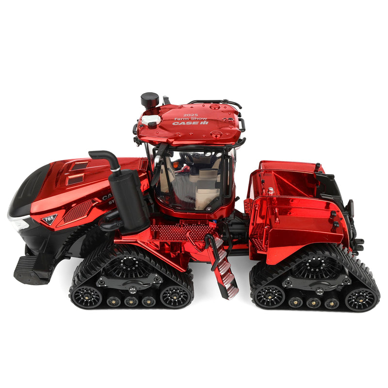 Red Chrome Chase Unit ~ 1/32 Case IH Steiger 785 Quadtrac Tractor by ERTL, 2025 Farm Show One-Time Production