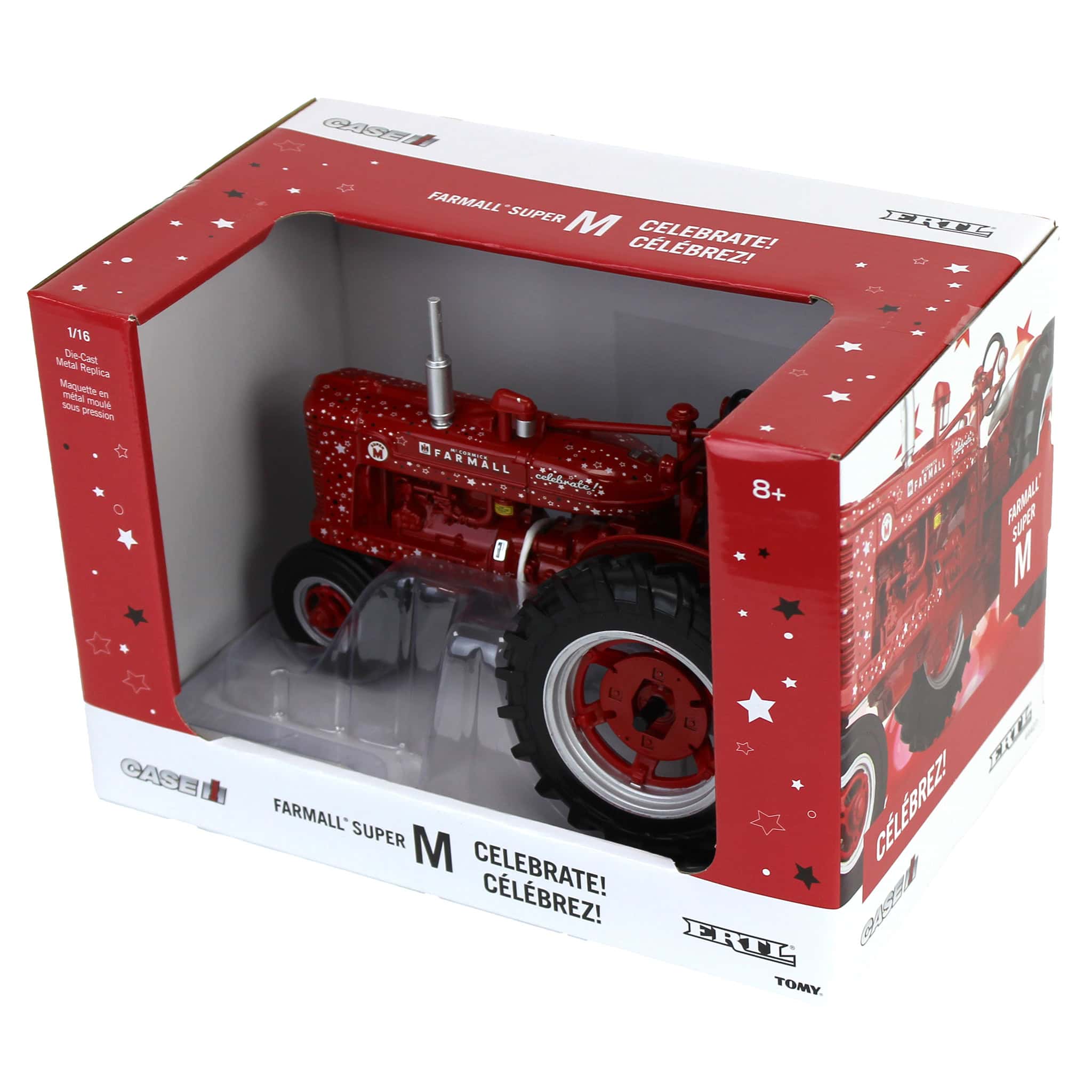 1/16 IH Farmall Super M Tractor with 