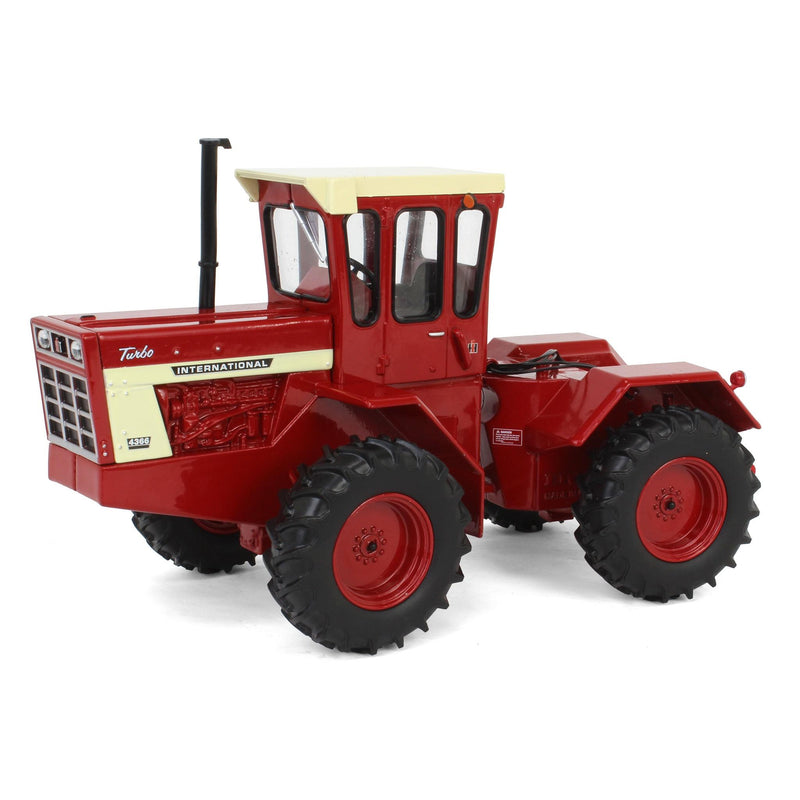 (B&D) 1/32 International Harvester 4366 4WD Tractor with Red Cab, ERTL Prestige Collection- Damaged Box