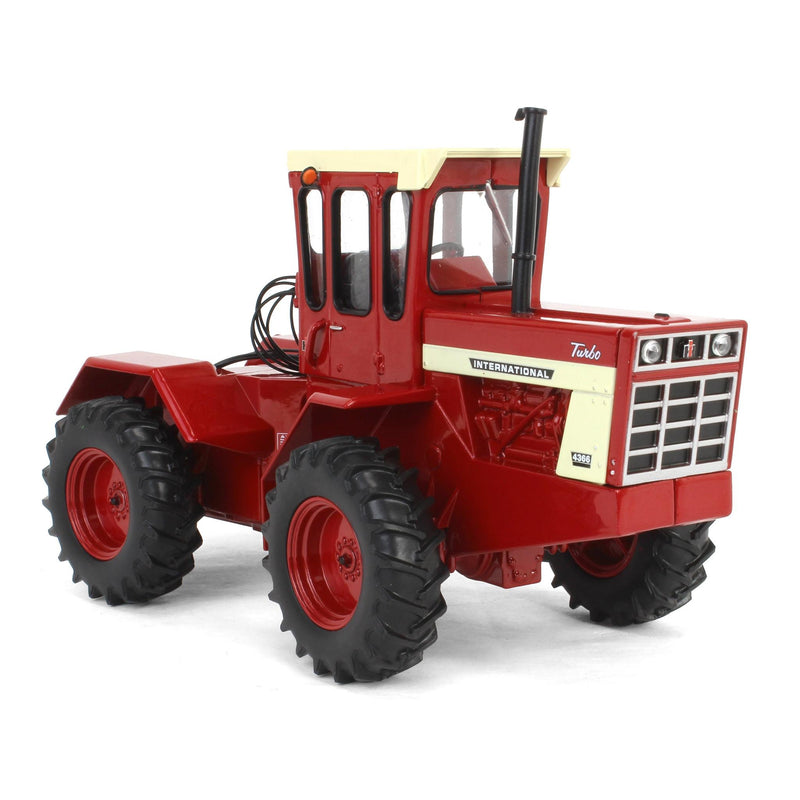 (B&D) 1/32 International Harvester 4366 4WD Tractor with Red Cab, ERTL Prestige Collection- Damaged Box