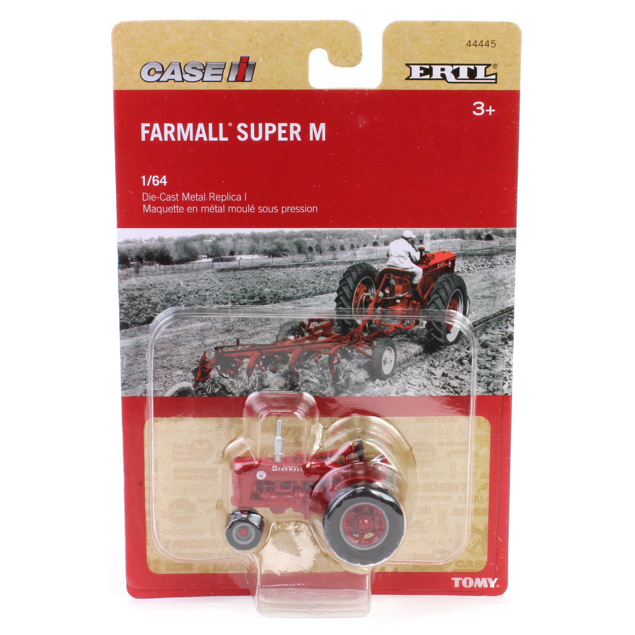 1/64 Farmall Super M Tractor with Narrow Front, ERTL Replica Play