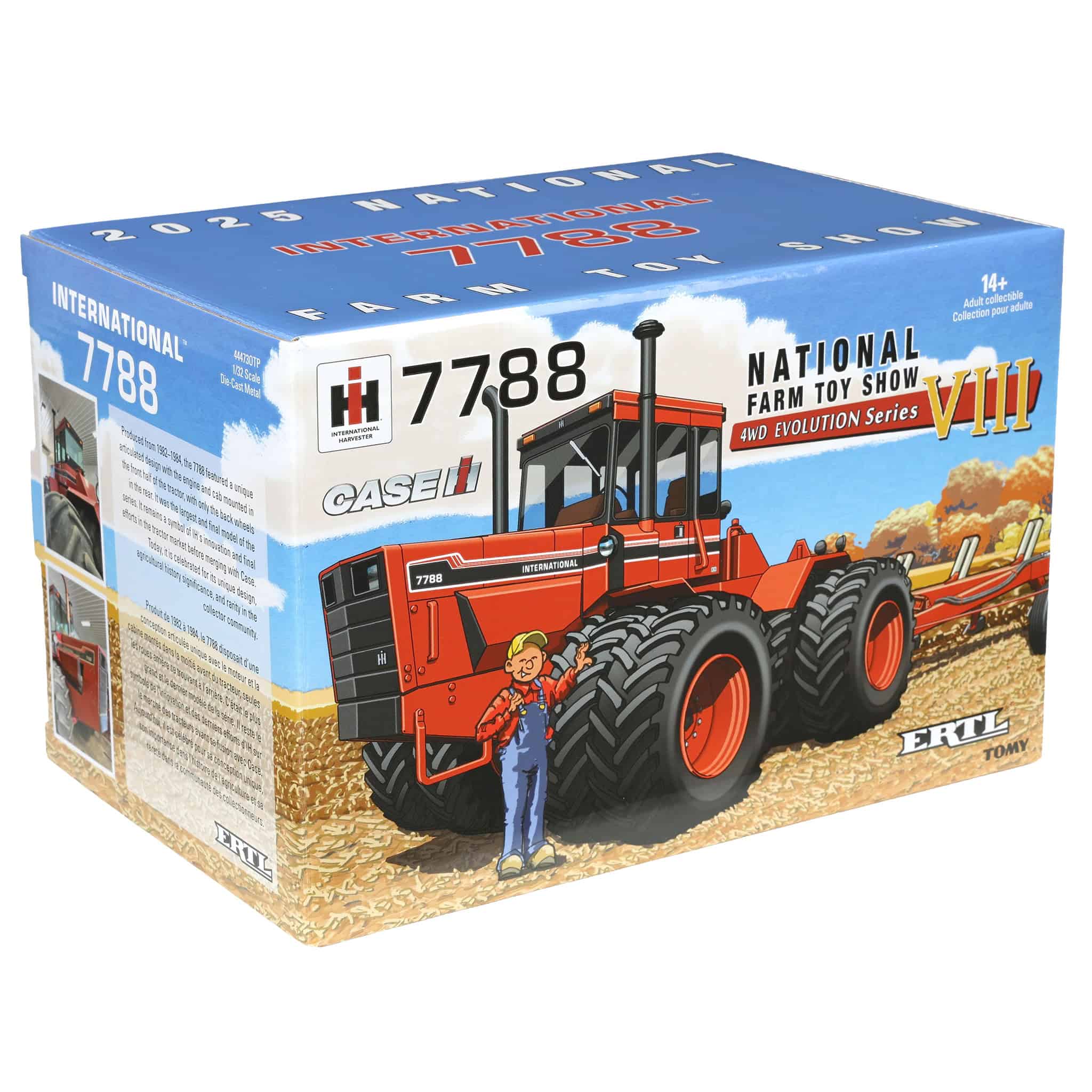 Chrome Chase Unit ~ 1/32 International Harvester 7788 4WD Tractor