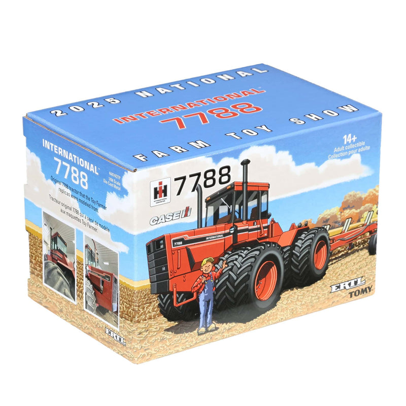 Chrome Chase Unit ~ 1/64 International Harvester 7788 4WD Tractor, 2025 National Farm Toy Show