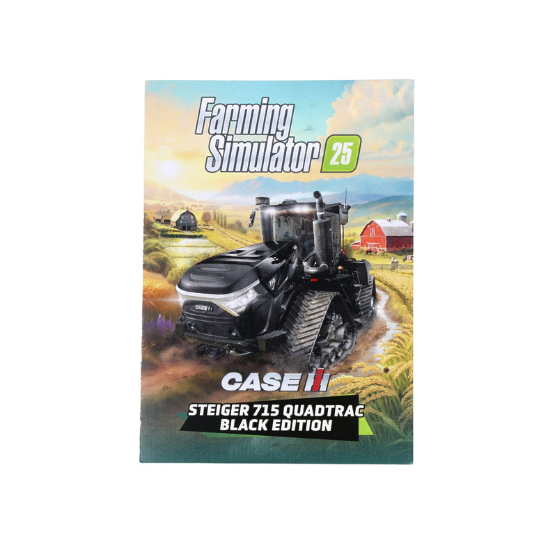 1/64 Black Case IH 715 Quadtrac, Farming Simulator 25 Special Edition by ERTL