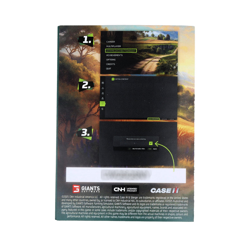 1/64 Black Case IH 715 Quadtrac, Farming Simulator 25 Special Edition by ERTL