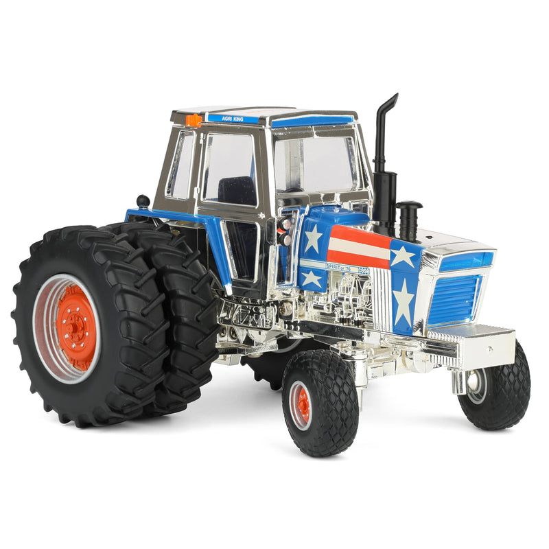 Silver Chrome Chase Unit ~ 1/32 Case 1570 Spirit of '76 Stars & Stripes Tractor with Rear Duals by ERTL, 2026 Farm Show One-Time Production
