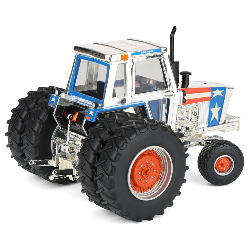 Silver Chrome Chase Unit ~ 1/32 Case 1570 Spirit of '76 Stars & Stripes Tractor with Rear Duals by ERTL, 2026 Farm Show One-Time Production