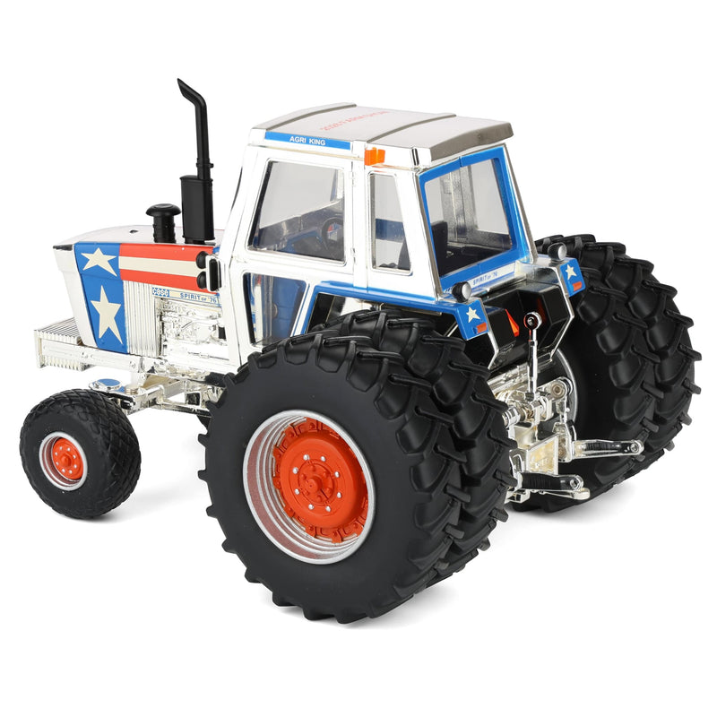 Silver Chrome Chase Unit ~ 1/32 Case 1570 Spirit of '76 Stars & Stripes Tractor with Rear Duals by ERTL, 2026 Farm Show One-Time Production