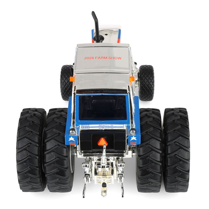 Silver Chrome Chase Unit ~ 1/32 Case 1570 Spirit of '76 Stars & Stripes Tractor with Rear Duals by ERTL, 2026 Farm Show One-Time Production