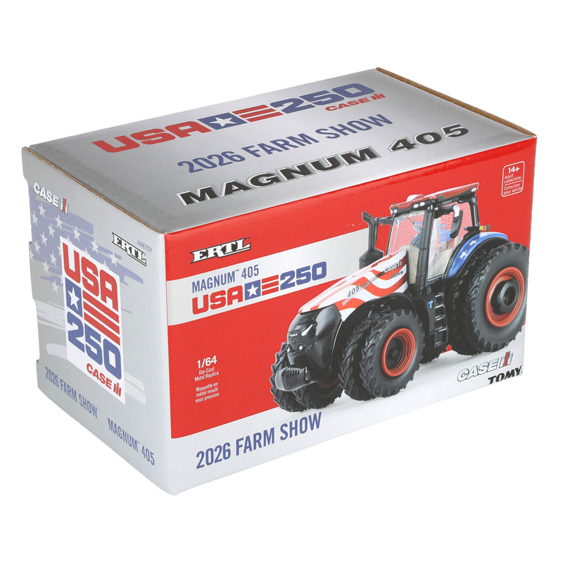 1/64 Case IH Magnum 405 Stars & Stripes Tractor by ERTL, 2026 Farm Show One-Time Production