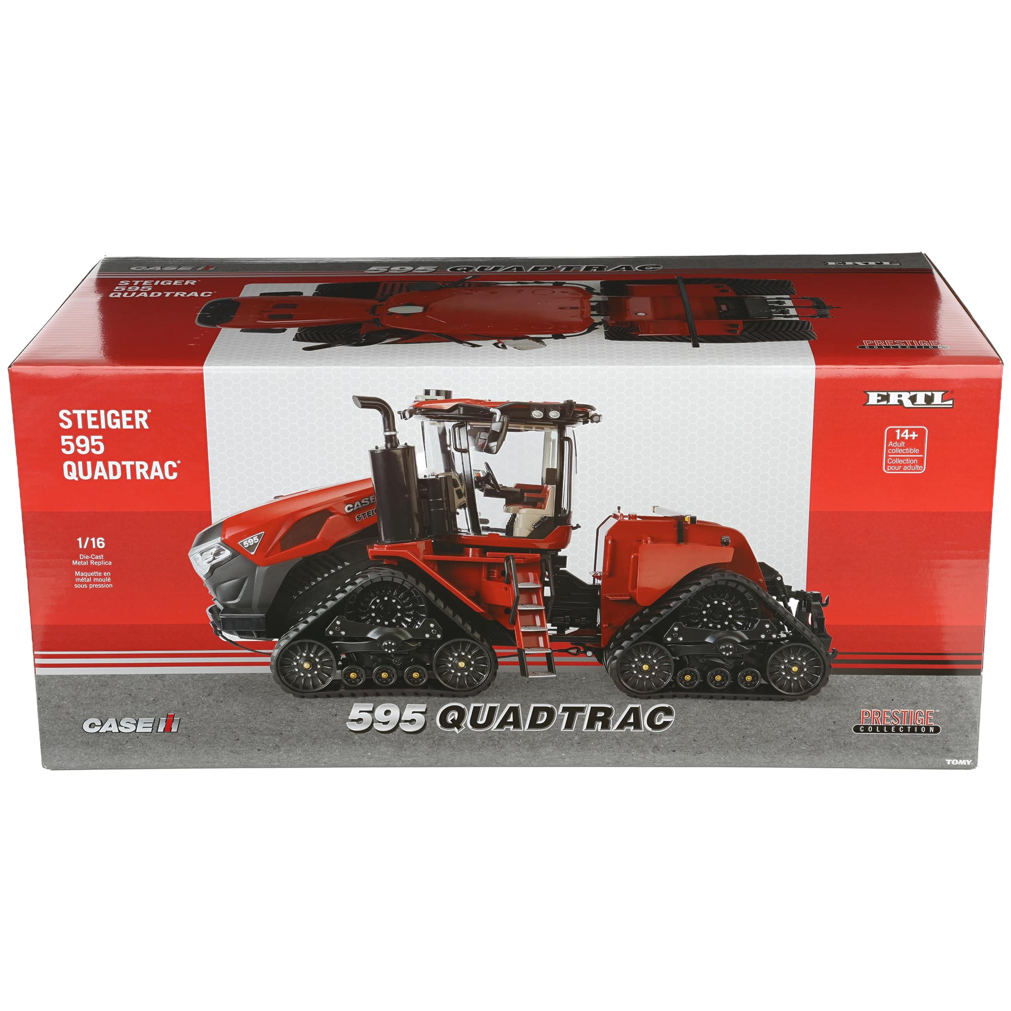 1/16 Case IH Steiger 595 Quadtrac Tractor with Suspended Tracks