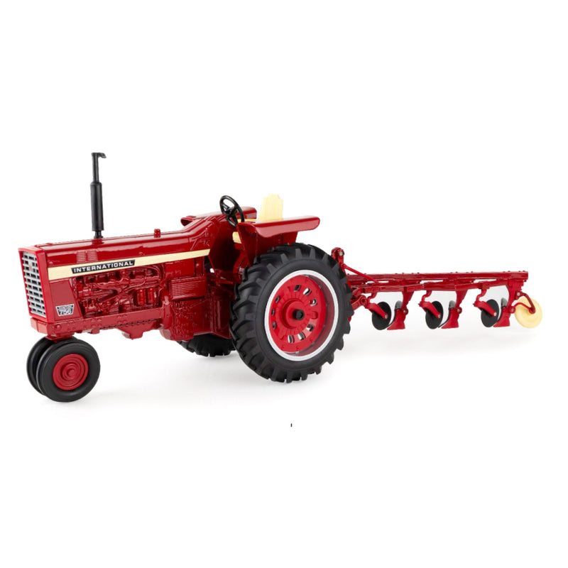 1/16 International Harvester Farmall 756 Tractor with Narrow Front & 4-Bottom Plow by ERTL