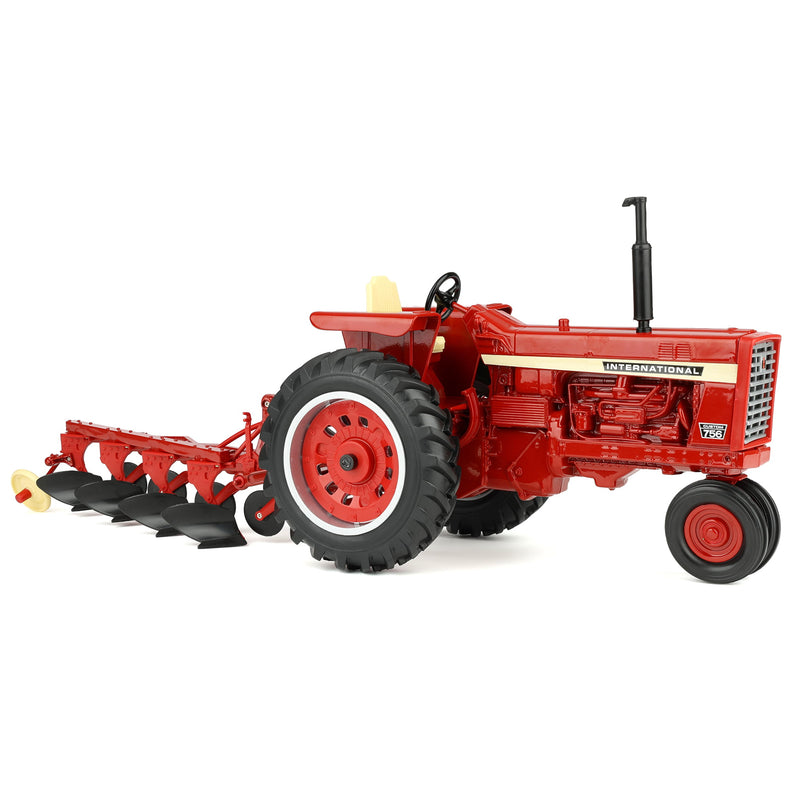 1/16 International Harvester Farmall 756 Tractor with Narrow Front & 4-Bottom Plow by ERTL