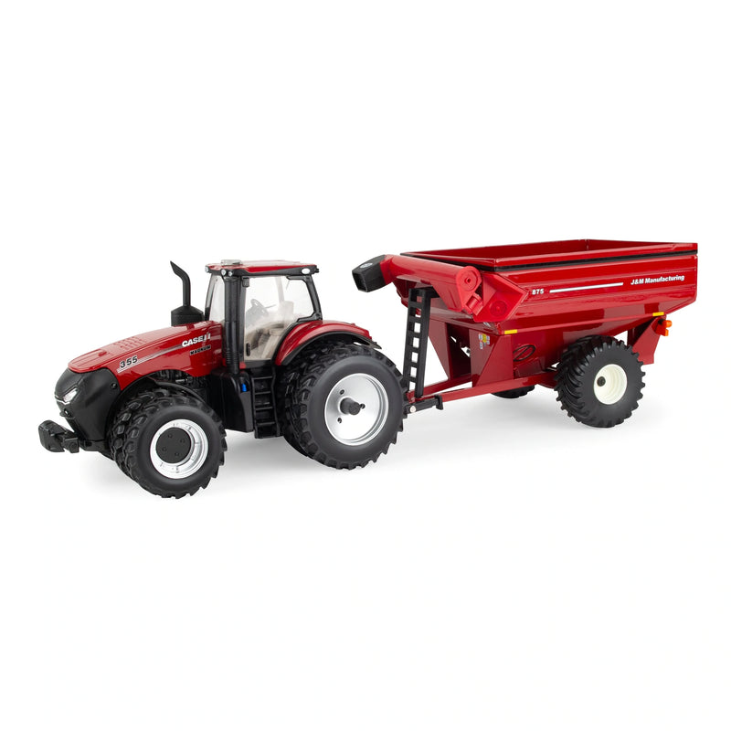 1/32 Case IH Magnum 355 Tractor with Red J&M 875 Grain Cart by ERTL
