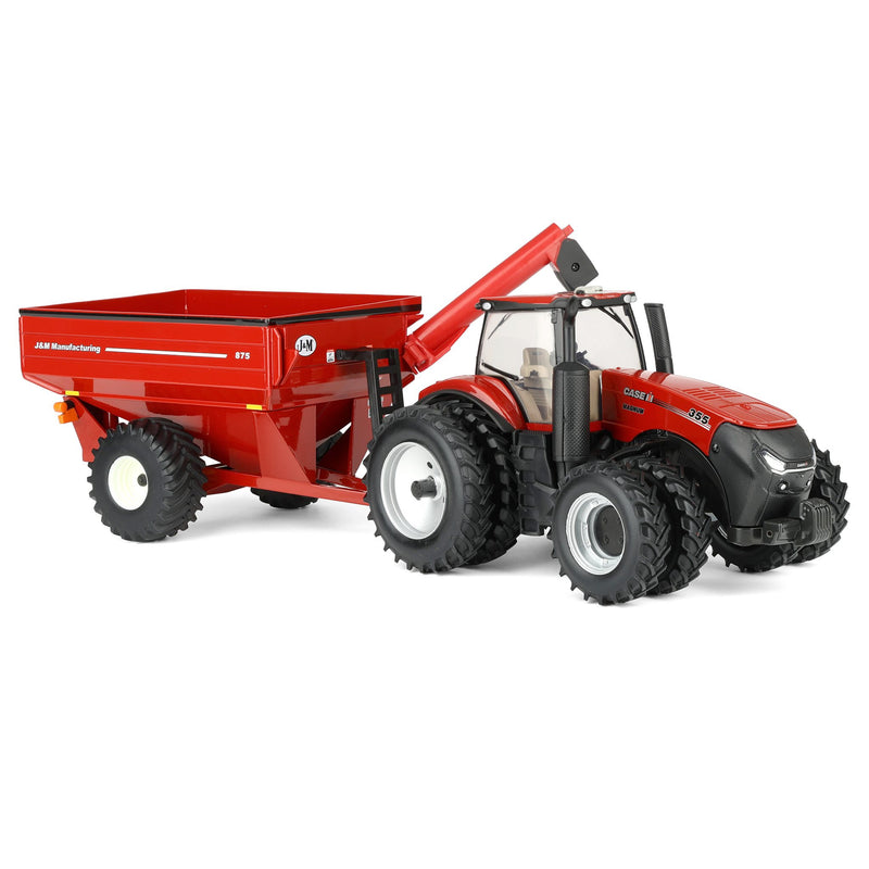 1/32 Case IH Magnum 355 Tractor with Red J&M 875 Grain Cart by ERTL