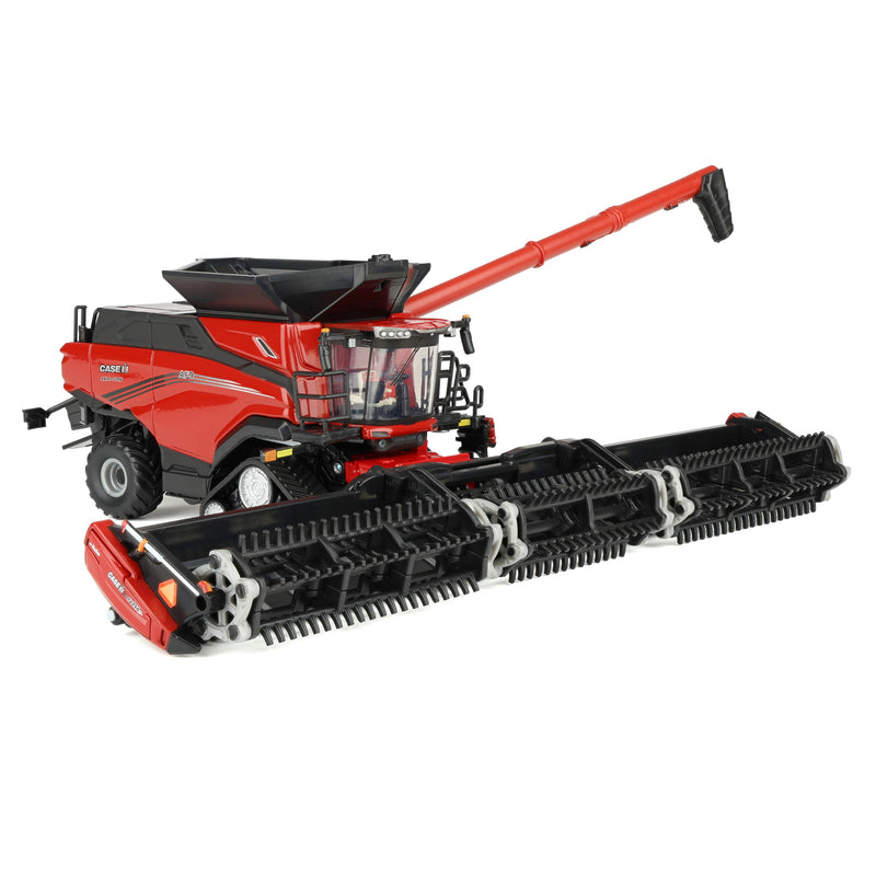 1/64 Case IH Axial-Flow AF9 Tracked Combine with Corn Head & Draper Head, ERTL Prestige Collection