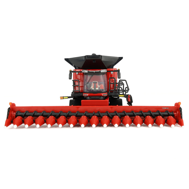 1/64 Case IH Axial-Flow AF9 Tracked Combine with Corn Head & Draper Head, ERTL Prestige Collection
