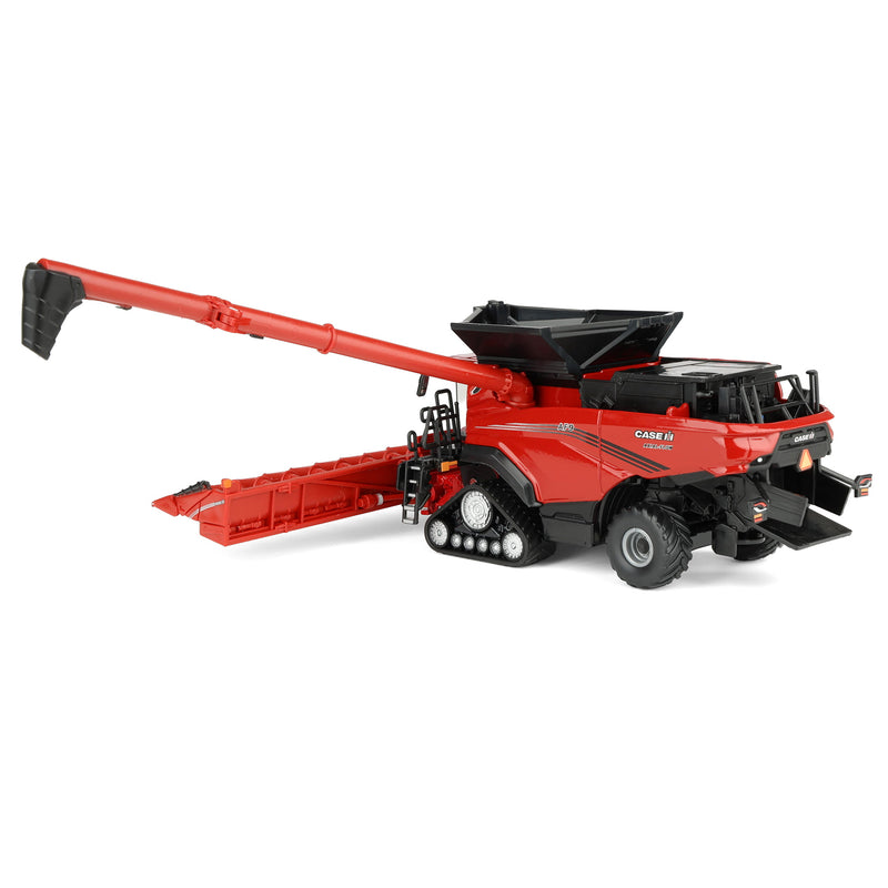 1/64 Case IH Axial-Flow AF9 Tracked Combine with Corn Head & Draper Head, ERTL Prestige Collection