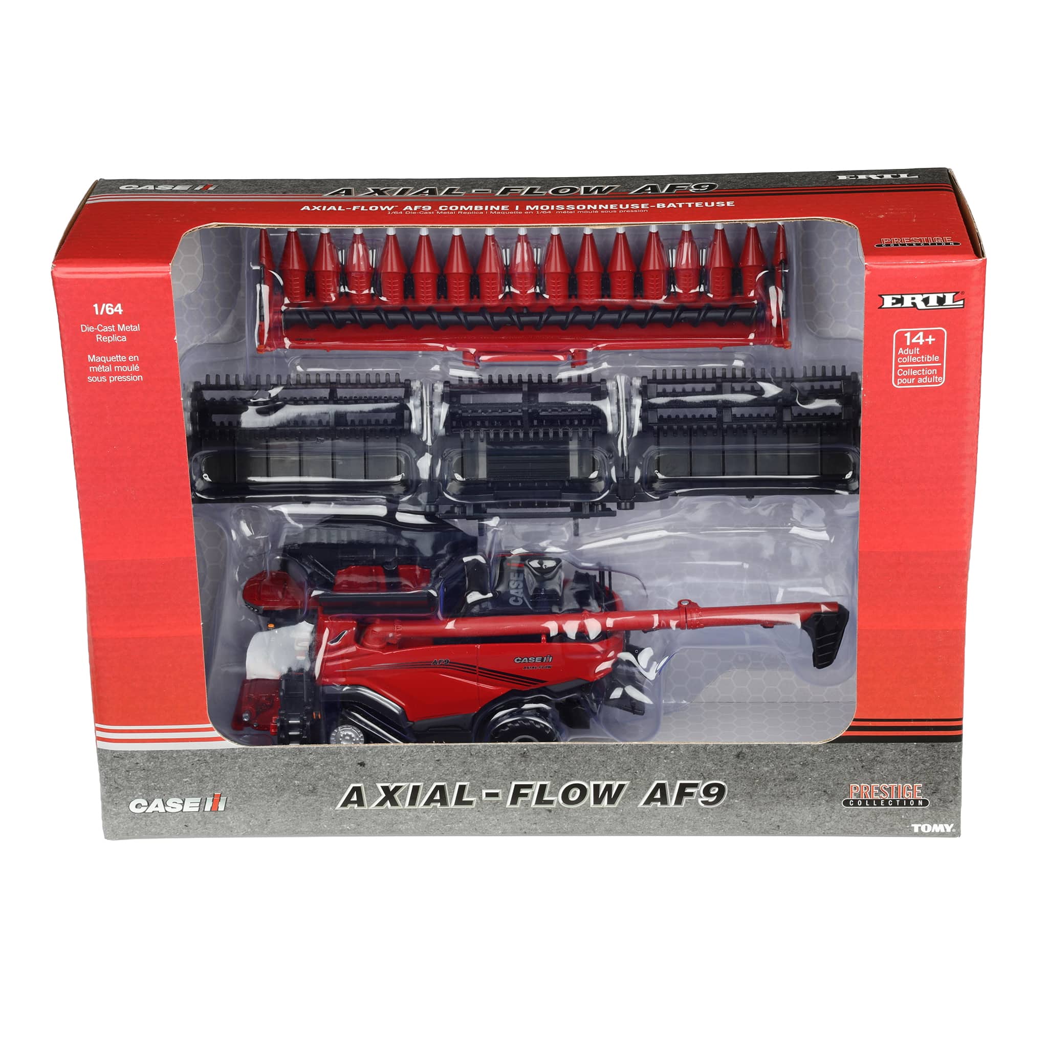 置物 AFY 1/64 Case IH Axial-Flow AF9 Tracked Combine with Corn Head