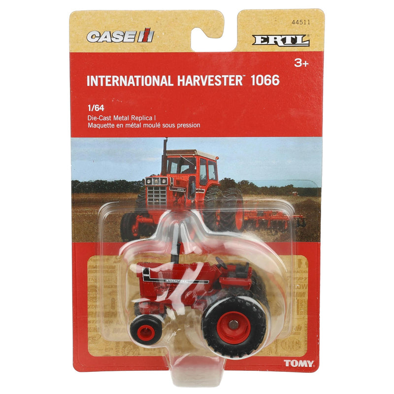 1/64 International Harvester 1066 Black Stripe Tractor with Rear Duals by ERTL
