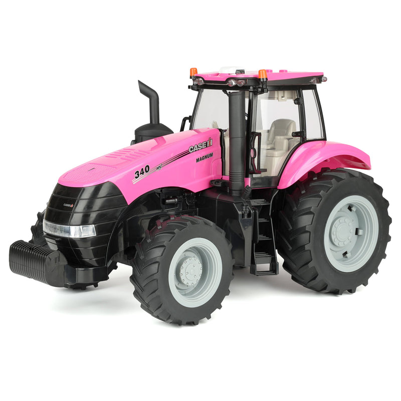 1/16 Pink Case IH Magnum 340 Tractor with Lights & Sounds, ERTL Big Farm
