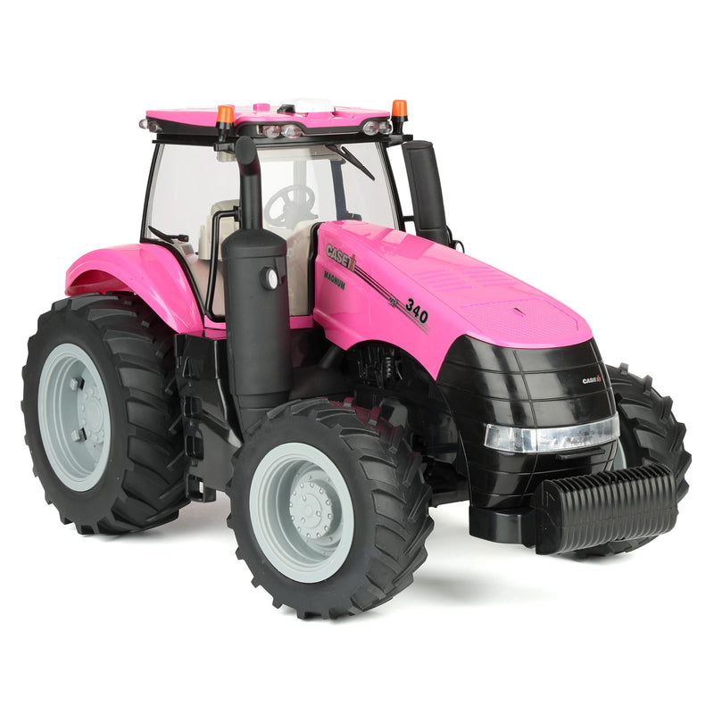 1/16 Pink Case IH Magnum 340 Tractor with Lights & Sounds, ERTL Big Farm