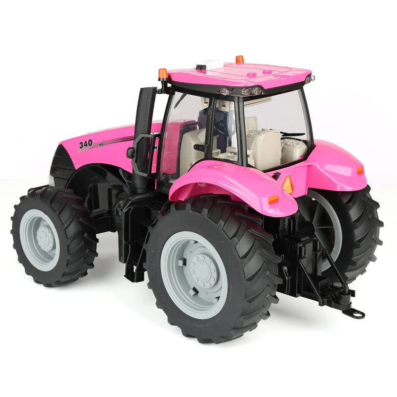 1/16 Pink Case IH Magnum 340 Tractor with Lights & Sounds, ERTL Big Farm