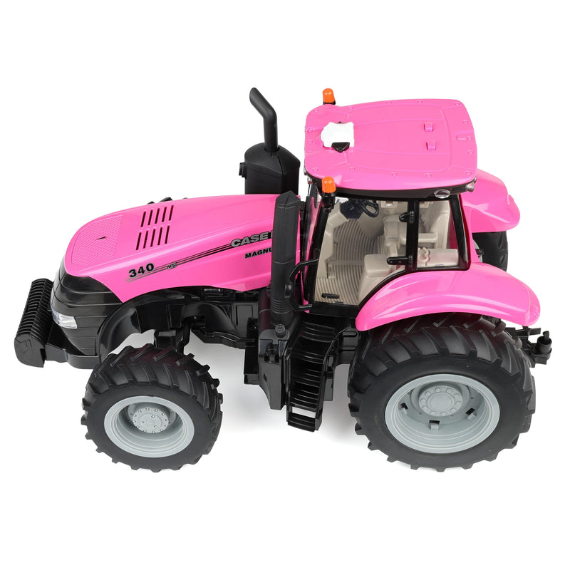 1/16 Pink Case IH Magnum 340 Tractor with Lights & Sounds, ERTL Big Farm