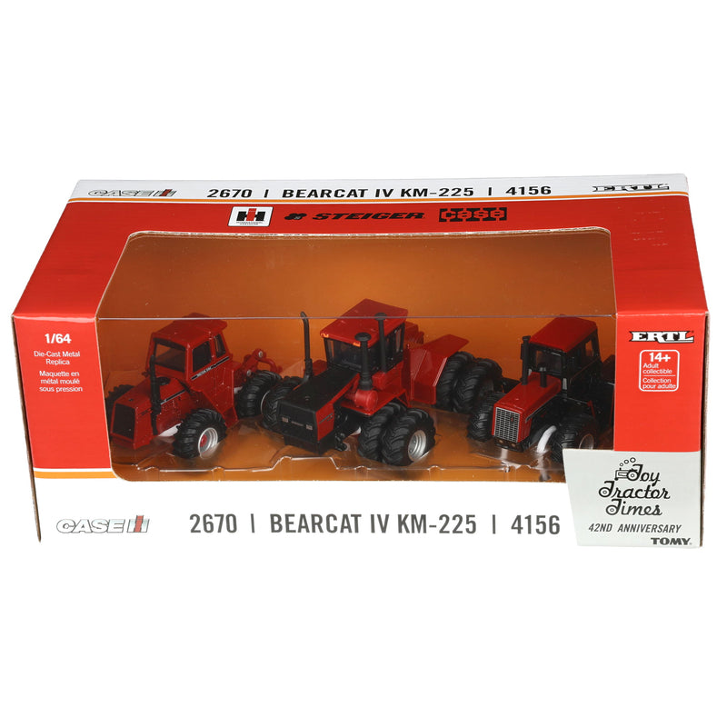 Chase Unit Set ~ 1/64 Case, International & Steiger Tractors by ERTL, Toy Tractor Times 42nd Anniversary