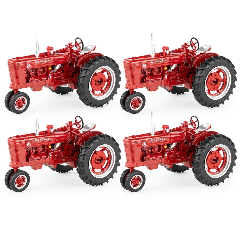 Sealed Case of 4 ~ 1/16 IH Farmall Super M Tractor 75th Anniversary, ERTL Prestige Collection