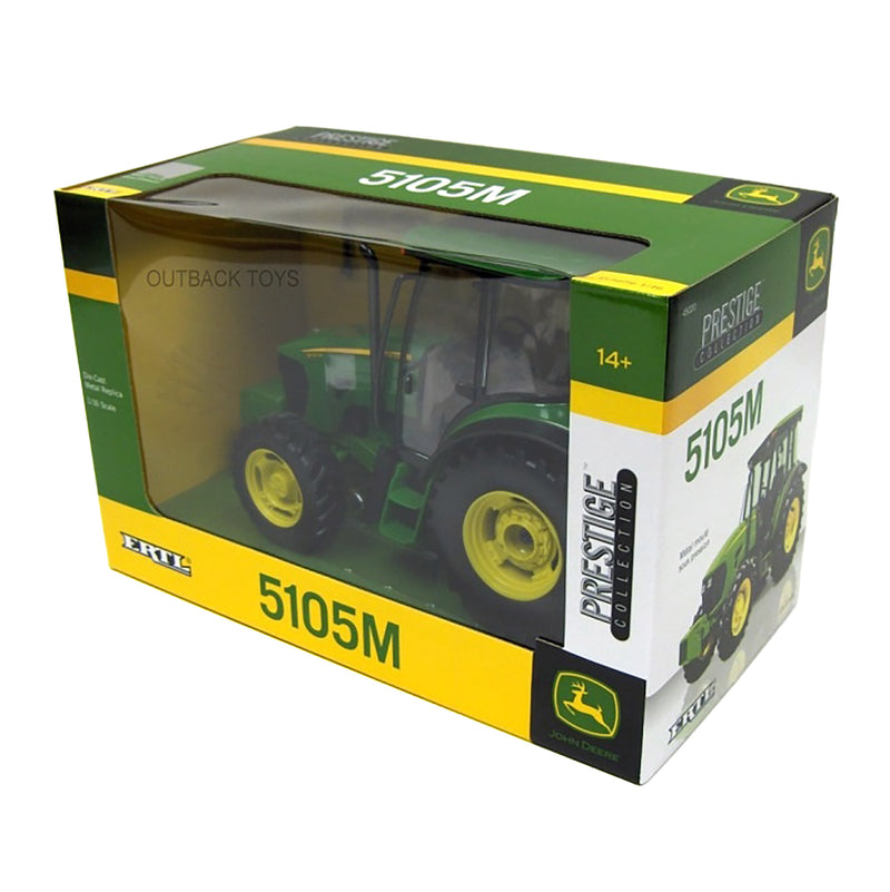 1/16 John Deere 5105M Tractor with Cab & MFD, ERTL Prestige Collection