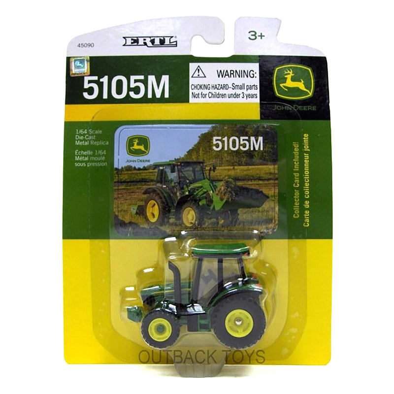 1/64 John Deere 5105M with Cab & MFD by ERTL