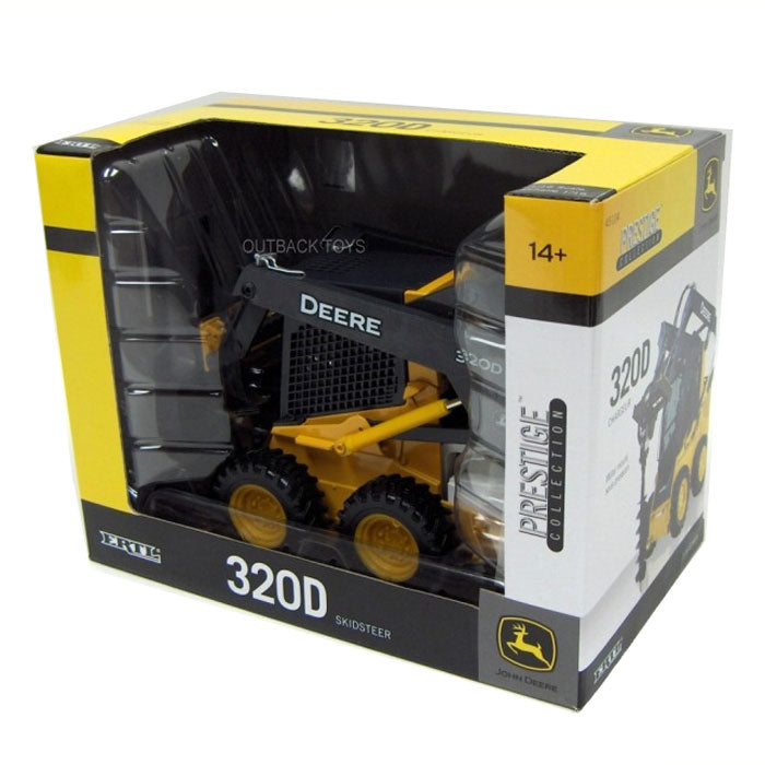 1/16 High Detail John Deere 320D Skid Steer by ERTL, Prestige Collection