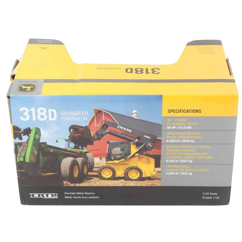 1/16 John Deere 318D Skidloader by ERTL