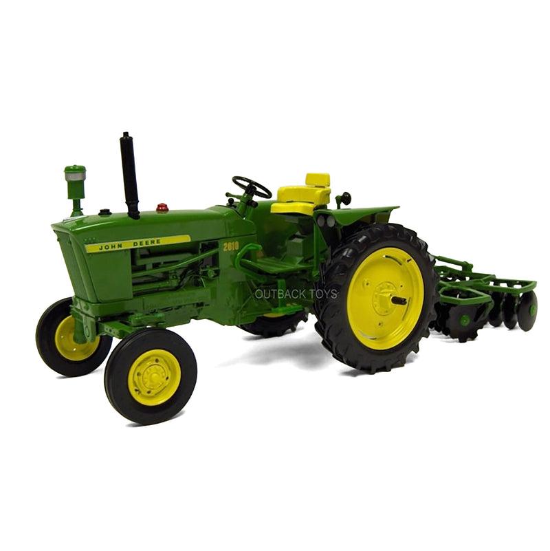 1/16 John Deere 2010 WF Tractor with KBL Disc Harrow & DVD by ERTL, Collector Edition 50th Anniversary