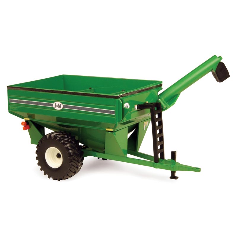1/32 Green J&M Grain Cart with Hole Style Hitch