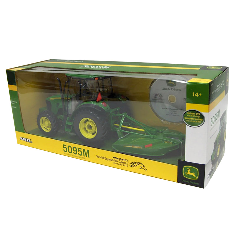 1/16 John Deere 5095M Tractor with MX7 Rotary Mower by ERTL, 2010 Kentucky World Equestrian Games