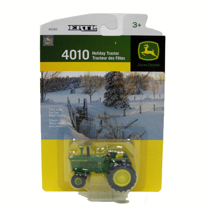 1/64 John Deere 4010 Holiday Tractor with Snow by ERTL