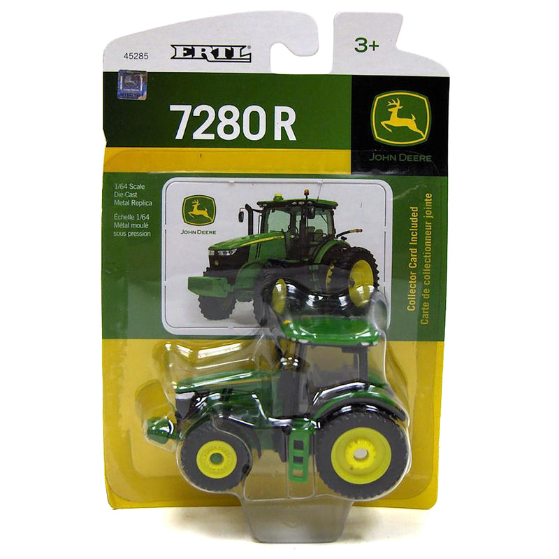1/64 John Deere 7280R Tractor with Cab and MFD by ERTL