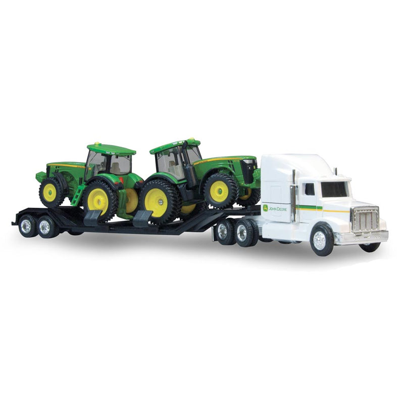 1/64 John Deere Semi with 2 John Deere 8R Tractors