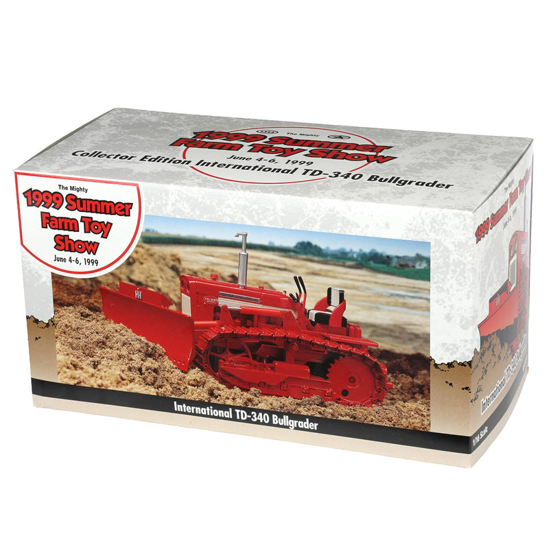 1/16 IH TD-340 Bullgrader with Blade by ERTL, 1999 Summer Farm Toy Show