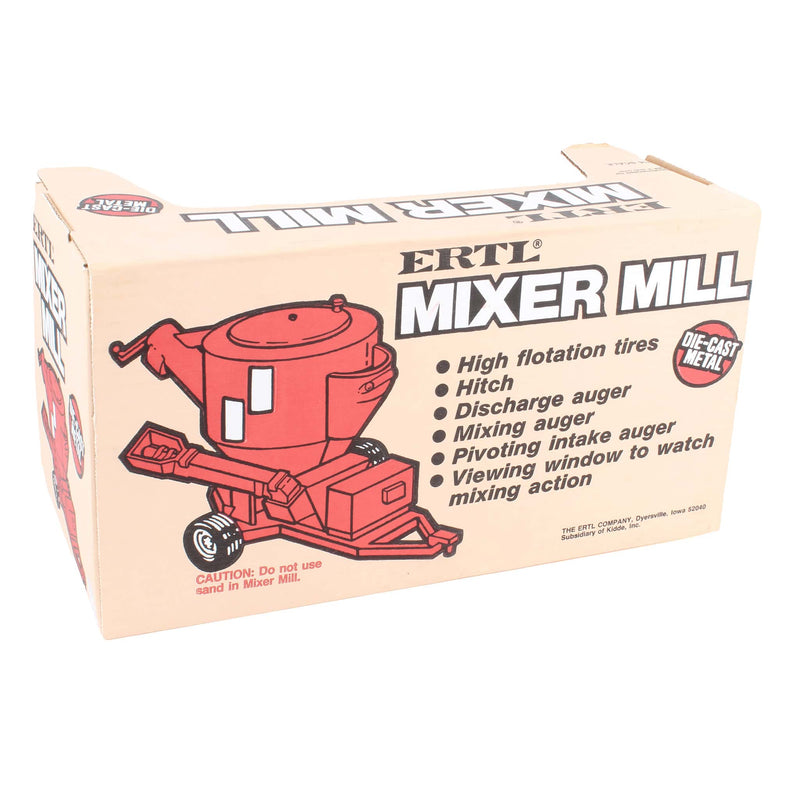 1/16 Case IH Red Diecast Mixer Mill with Working Augers, Made in the USA by ERTL
